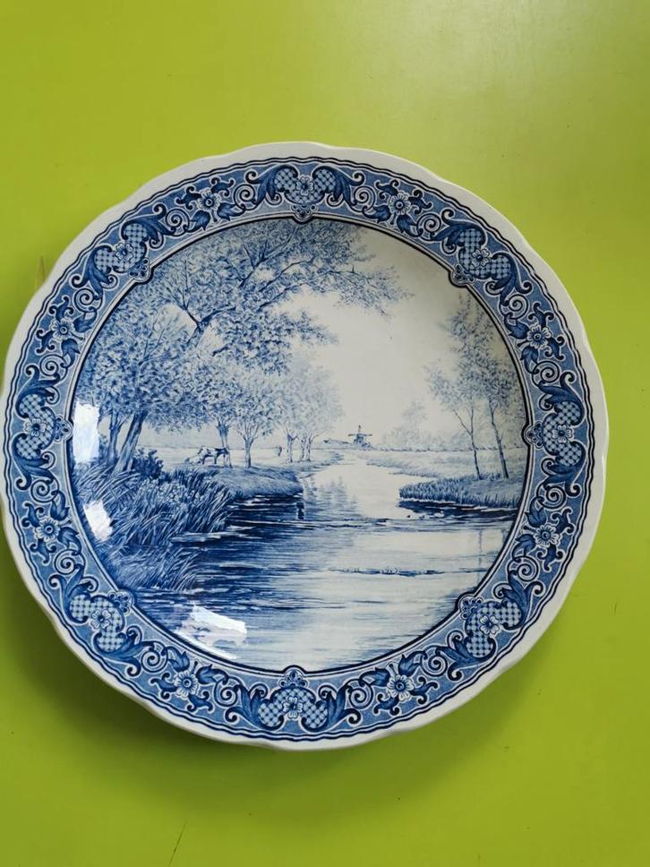 Delftsblauw bord Royal Bosch Sphinx, Antiek en Kunst, Antiek | Wandborden en Tegels, Ophalen