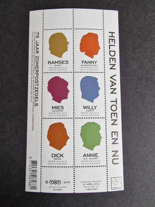 2010 Blok 2716 Zomerzegels Helden vroeger en nu. Postfris, Postzegels en Munten, Postzegels | Nederland, Postfris, Na 1940, Ophalen of Verzenden