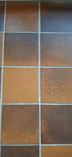 Retro vloertegels 20x20 cm (+/- 25m2), Doe-het-zelf en Verbouw, Tegels, Ophalen, Gebruikt, Keramiek, 20 tot 40 cm