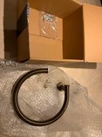 2x Hotbath handoekring verouderd messing, Ophalen of Verzenden, Nieuw, Overige kleuren, Handdoekenrek