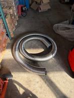 130 mm Dubbellaags flexibel 5 meter - Rookkanaal Houtkachel/, Doe-het-zelf en Verbouw, Buizen en Afvoer, Bochten, Nieuw, Rvs, 80 mm of meer