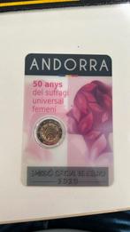 Andorra 2020 vrouwenkiesrecht 2 euro, Postzegels en Munten, Ophalen of Verzenden