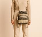 Marie Martens luxe tas/rugzak met franjes, Ophalen of Verzenden, Gebruikt, Overige kleuren, Handtas