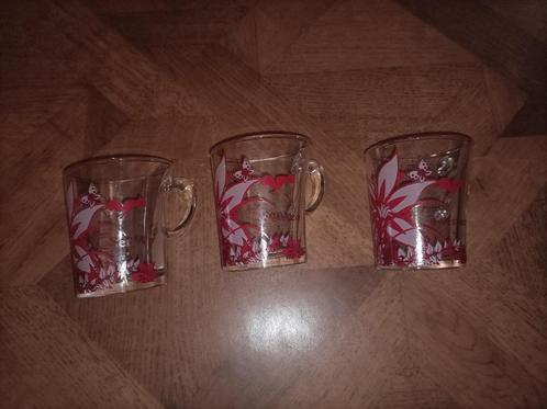 3 stuks Douwe Egberts Senseo glazen - Studio Tord Boontje, Huis en Inrichting, Keuken | Servies, Zo goed als nieuw, Glas of Glazen