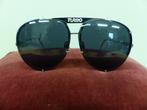 Vintage 90's aviator piloten zonnebril zwart | HIP 2eHands |, Overige merken, Gebruikt, Zonnebril, Zwart