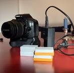 Canon 550D met grip en accu’s, Audio, Tv en Foto, Videocamera's Digitaal, Full HD, Gebruikt, Canon, Overige soorten