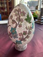 Cloisonné emaille ei - uniek kunstvoorwerp, Ophalen of Verzenden