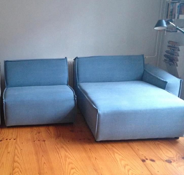Loungebank / Sofa - Comfortabel en Stijlvol!, Huis en Inrichting, Banken | Sofa's en Chaises Longues, Zo goed als nieuw, Stof