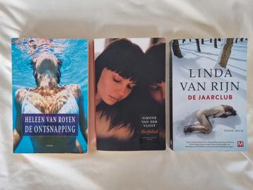3 gebruikte boeken. 2 thrillers en 1 roman. beschikbaar voor biedingen