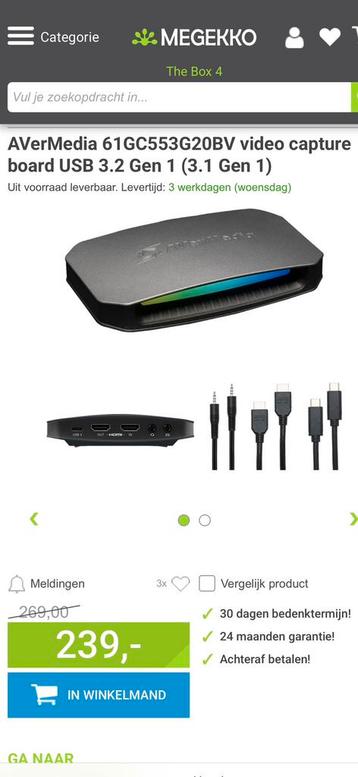 AVerMedia Live Gamer ULTRA 2.1 beschikbaar voor biedingen