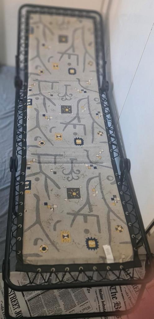 Ligbed Verstelbaar - Opvouwbaar 
comfortabele LICHTGEWICHT, Tuin en Terras, Ligbedden, Zo goed als nieuw, Aluminium, Verstelbaar