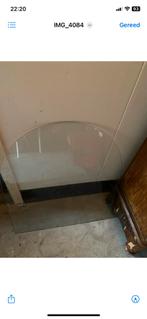 Glazen Kachelvloeronderplaat - Halve Cirkel, Huis en Inrichting, Ophalen, Gebruikt, Hout