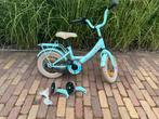 Kinderfiets Flower Fun met zijwieltjes 12 inch, Ophalen, Gebruikt, 14 inch of minder, Handrem