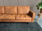 GRATIS LEVERING Loungebank Cognac 255x160 GEREINIGD, Huis en Inrichting, Banken | Bankstellen, 250 tot 300 cm, Hoekbank, Ophalen of Verzenden