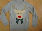 (Kerst) trui met rendier maat S, Kleding | Dames, Truien en Vesten, Ophalen of Verzenden, Zo goed als nieuw, Maat 36 (S), Grijs