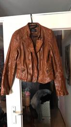 Zara leer jas bikerjas bickerjack biker jack M L camel bruin, Maat 38/40 (M), Bruin, Zara, Ophalen of Verzenden