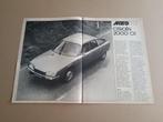 Test (uit oud tijdschrift) Citroen 2000 CX (1974), Verzamelen, Ophalen of Verzenden, Gebruikt, Auto's