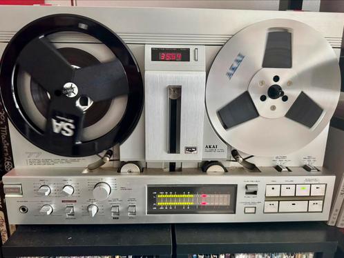 Akai GX-77 autoreverse bandrecorder, Audio, Tv en Foto, Bandrecorders, Bandrecorder, Met stofkap, Ophalen of Verzenden