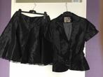 Set kerst rok met blazer zwart maat 40/42, Maat 38/40 (M), Zwart, Ophalen of Verzenden, Zo goed als nieuw