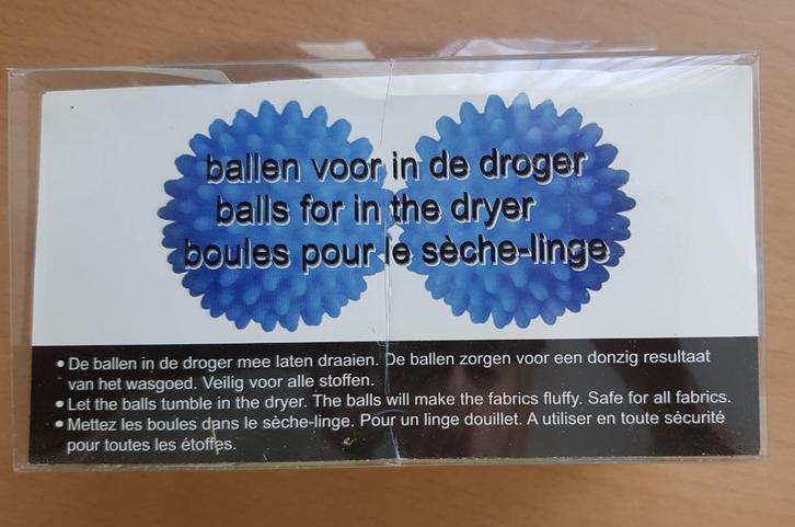 2 ballen voor in droger, Witgoed en Apparatuur, Onderdelen en Toebehoren, Nieuw, Ophalen