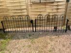 Hekwerk als poort met poeren, Tuin en Terras, Tuinhekken en Hekwerk, Ophalen, Met poort, Gebruikt, Sierhekwerk