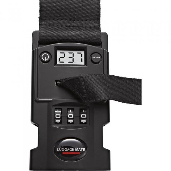 Luggage-Mate Bagageriem + cijferslot + ingebouwde weegschaal, Sieraden, Tassen en Uiterlijk, Koffers, Nieuw, Slot, Ophalen