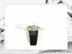 322959 Ontdek Onze 14K Gouden Diamanten Solitaire Ring!, Ophalen of Verzenden, Zo goed als nieuw, 17 tot 18, Met edelsteen