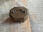 Antiek Koperen Doosje met Handvat, Antiek en Kunst, Antiek | Koper en Brons, Ophalen of Verzenden, Koper