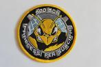 patch  900  f-16 onderhouds sqn   geel  Vlb Volkel, Verzenden, Zo goed als nieuw, Patch, Badge of Embleem