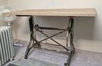 In hoogte verstelbare tafel - statafel, Huis en Inrichting, Tafels | Eettafels, Ophalen, Gebruikt, Rechthoekig, 50 tot 100 cm