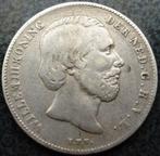 Willen III - zilveren halve gulden 1866., Postzegels en Munten, Munten | Nederland, ½ gulden, Koning Willem III, Verzenden, Zilver