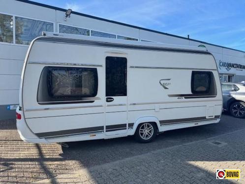 Fendt 465 SFB Opal Mover Thule luifel fietsenrek lm velgen, Caravans en Kamperen, Caravans, Bedrijf, 1000 - 1250 kg, Rondzit, Fendt