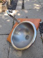 Hoek wasbak met kraan, Ophalen, Zo goed als nieuw, Wastafel