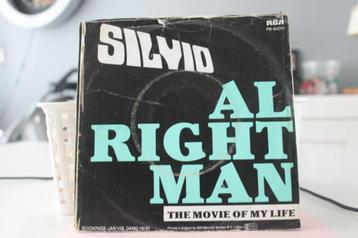7" Single Silvio - Al Right Man / The Movie Of My Life beschikbaar voor biedingen