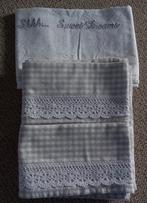 Lakentjes voor wieg. 3 voor €7.50, Ophalen of Verzenden, Zo goed als nieuw, Deken