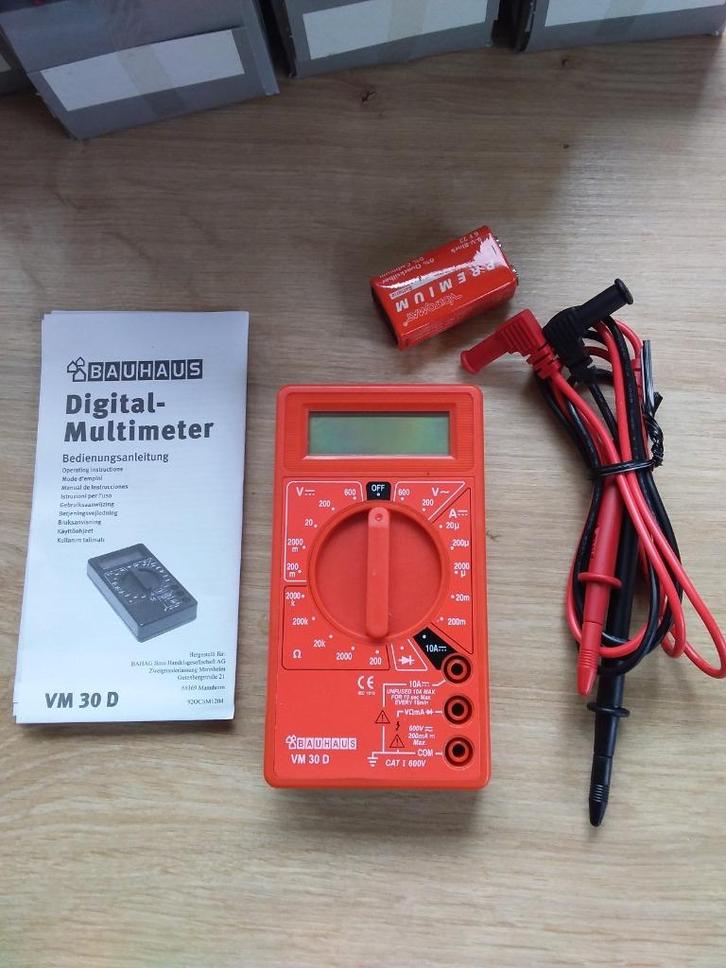 Partij Digitale Multimeter, 100% nieuw  (meerdere), Doe-het-zelf en Verbouw, Meetapparatuur, Nieuw, Multimeter, Ophalen of Verzenden
