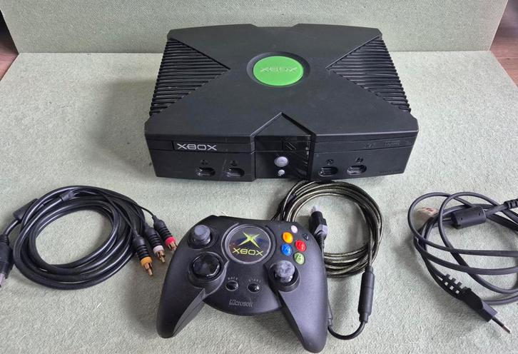 Originele XBOX Classic - Goede Staat!, Spelcomputers en Games, Spelcomputers | Xbox Original, Gebruikt, Met 1 controller, Ophalen of Verzenden