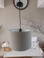 3 hanglampen met nieuwe zwarte fitting en stof snoer, Ophalen of Verzenden, Stof, Minder dan 50 cm