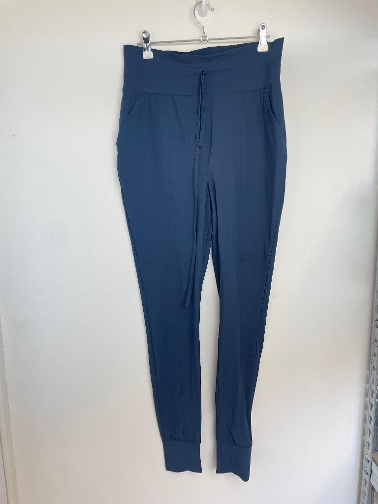Studio Anneloes Franka travelstof broek S blauw high waist, Studio Anneloes, Blauw, Ophalen of Verzenden, Zo goed als nieuw