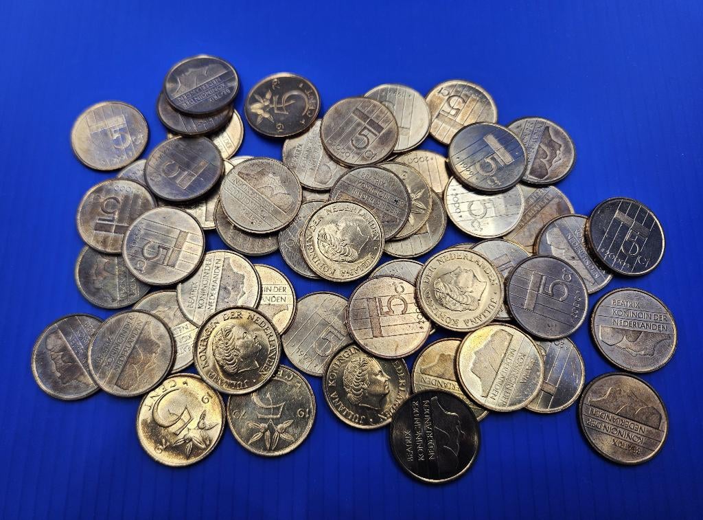 (A402) NEDERLAND   54 STUKS   MOOIE STUIVERS, Koningin Juliana, Setje, Ophalen of Verzenden, Geboorte of Huwelijk