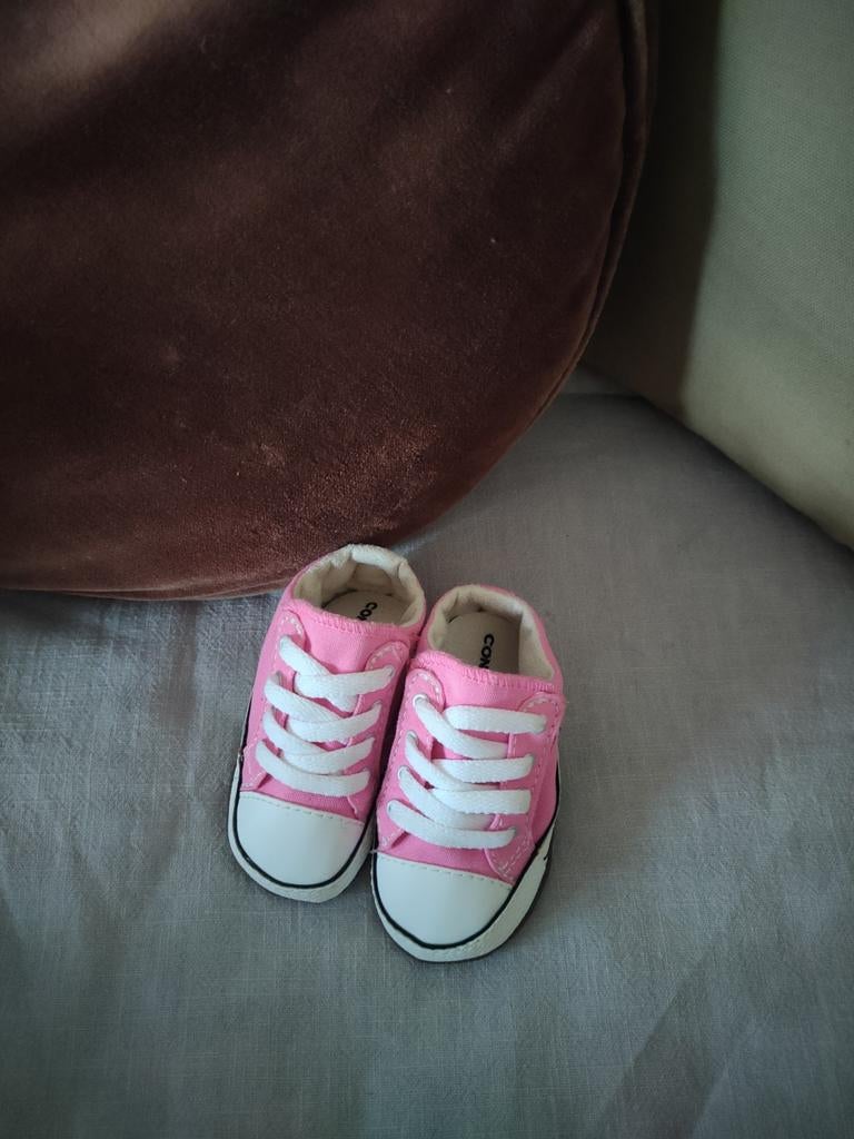 Roze baby Converse All Star schoentjes, Kinderen en Baby's, Babykleding | Schoentjes en Sokjes, Converse, Meisje, Ophalen of Verzenden
