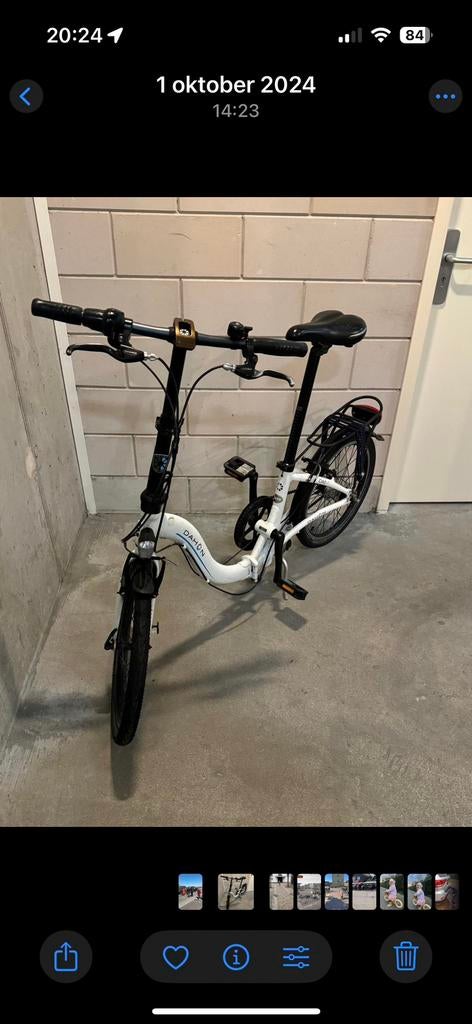 DAHON vouwfiets, Fietsen en Brommers, Ophalen of Verzenden, Gebruikt, Totaal opvouwbaar, Dahon
