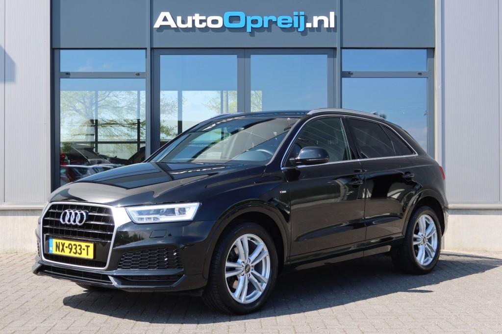 Audi Q3 1.4 TFSI  Sport S-Line Edition Clima, NAVI, half Led, Auto's, Audi, Euro 6, 4 cilinders, Zwart, Origineel Nederlands