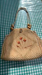 Vintage zomertas, Ophalen of Verzenden, Gebruikt, Beige, Overige merken