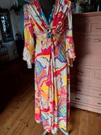 Jurk ibiza boho style maat s  36 38 40 kreukvrij stretch, Ophalen of Verzenden, Zo goed als nieuw, Maat 38/40 (M), Onder de knie