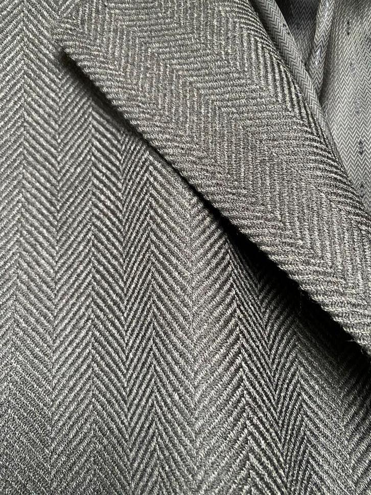 Corneliani wollen mantel - Maat M, Kleding | Heren, Jassen | Zomer, Zo goed als nieuw, Maat 48/50 (M), Grijs, Verzenden