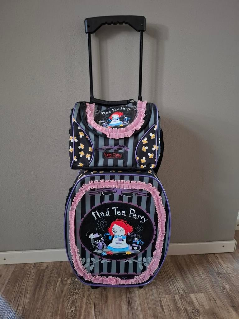 Trolley voor kind met beauty tas, Ophalen of Verzenden