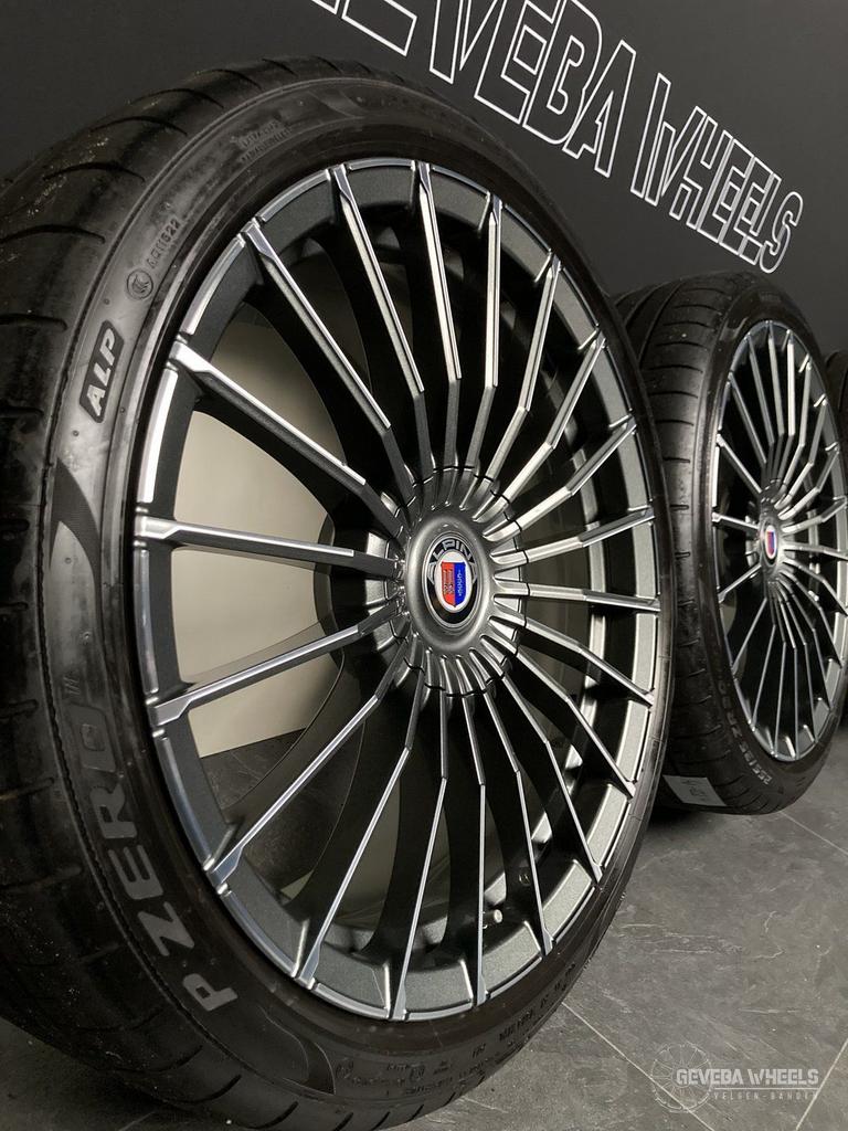 20” originele BMW Alpina B4 G26 velgen + banden breedset, Gebruikt, 255 mm, -, -