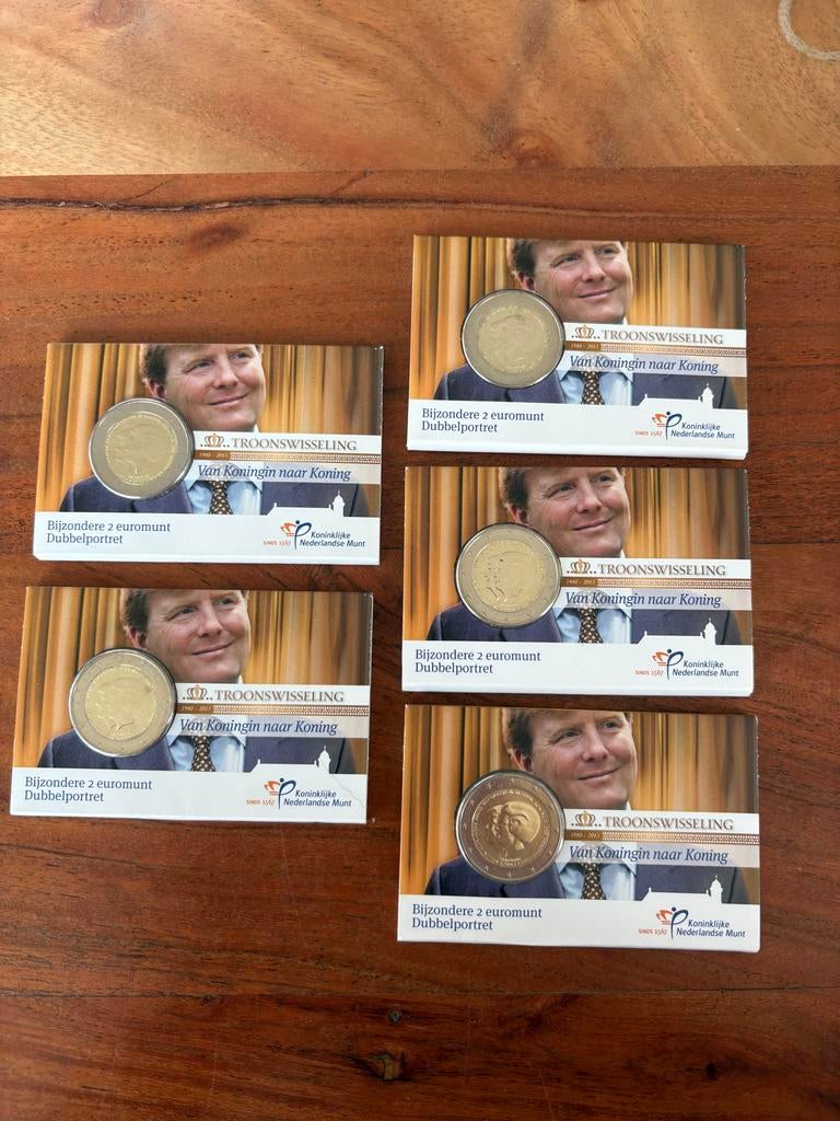 Bijzondere 2 euromunt Dubbelportret Troonswisseling, Postzegels en Munten, Munten | Europa | Euromunten, Ophalen of Verzenden