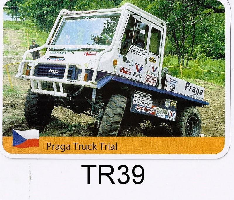 Tr39 autokaart truck praga truck trial, Ophalen of Verzenden, Zo goed als nieuw, Auto's